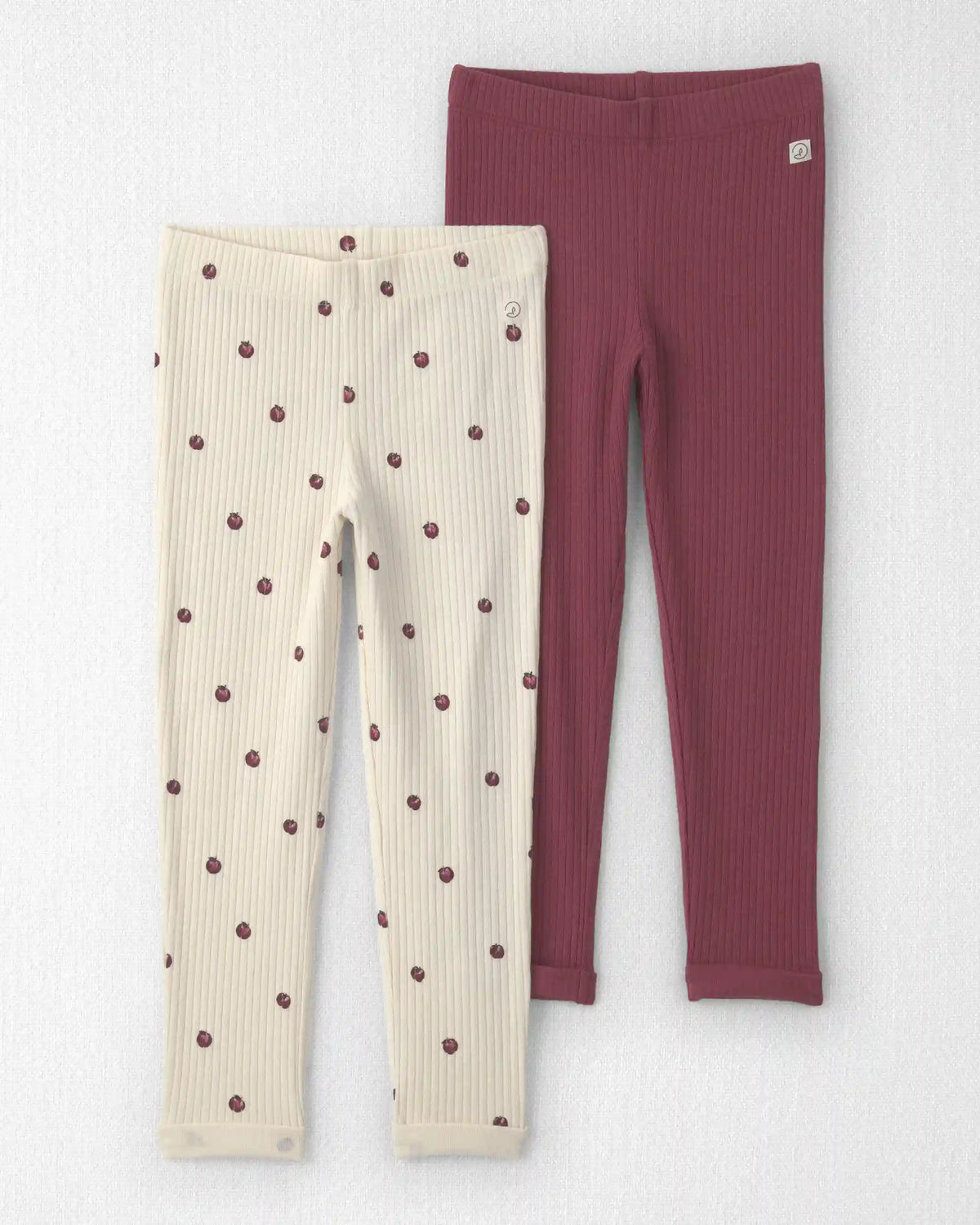 Toddler Girl 2-Pack Organic Cotton Leggings