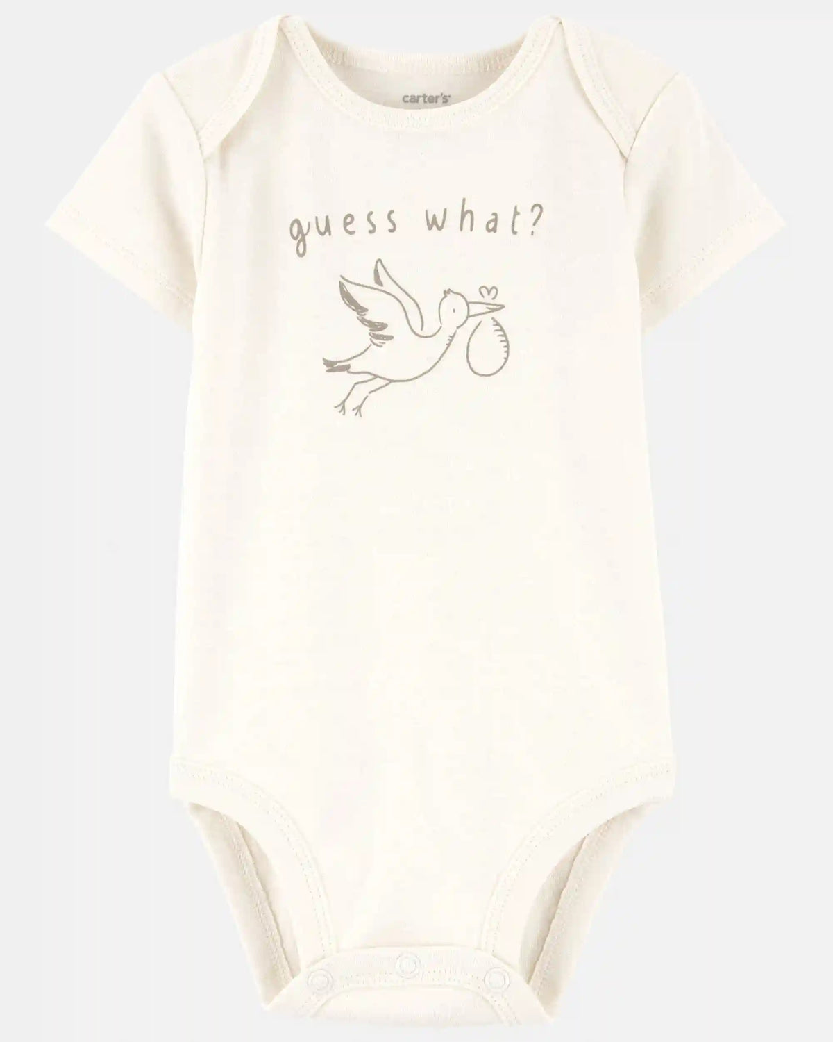 Baby Stork Announcement Bodysuit