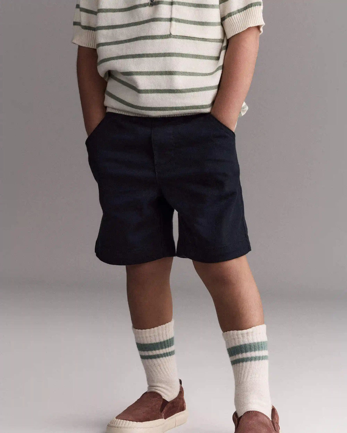 Toddler Boy Bermuda Shorts - Black