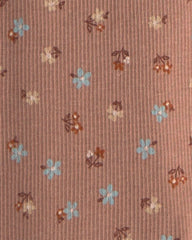 Baby Girl 2-Piece Floral Fleece Sweatshirt & Pant Set - Brown
