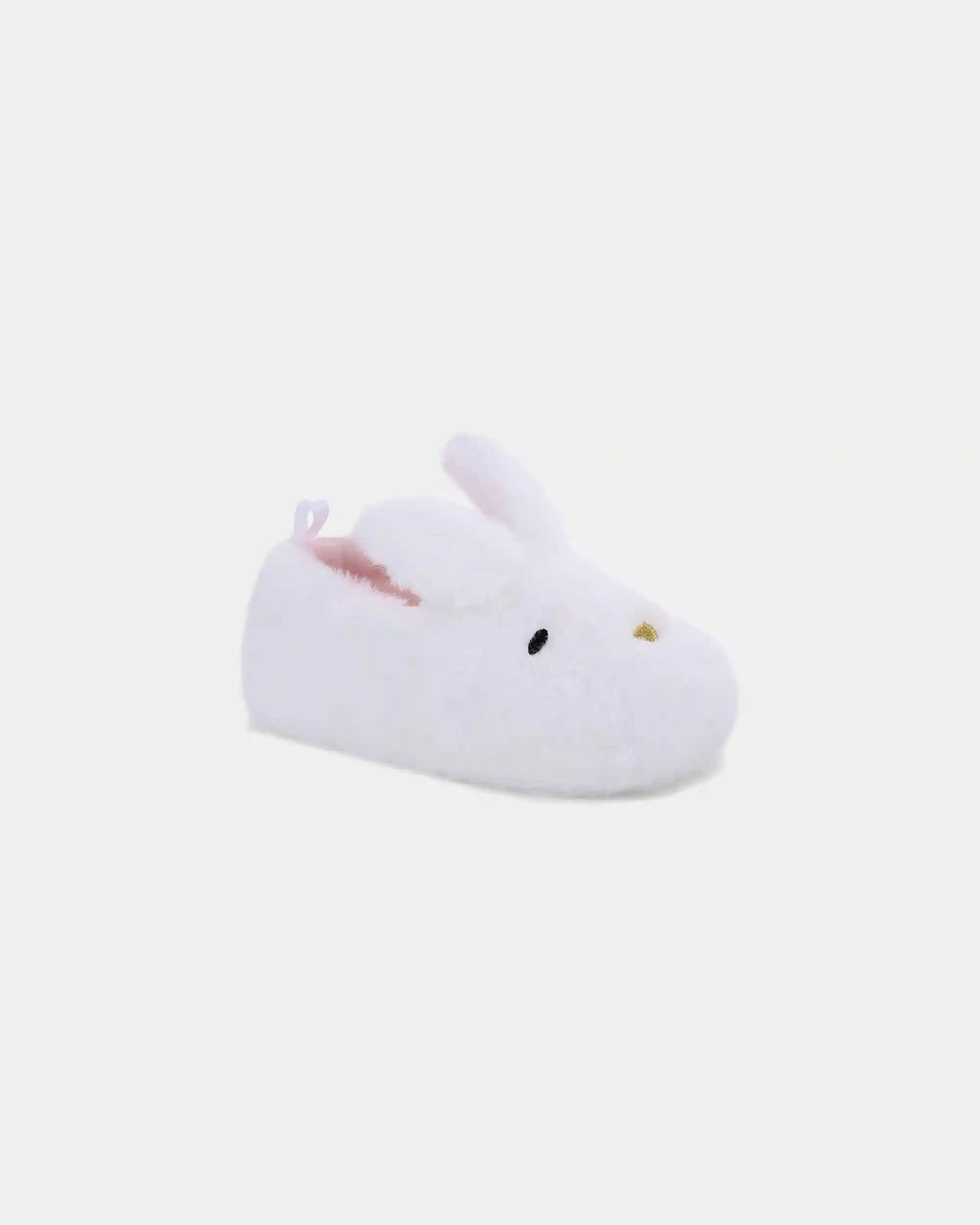 Girls Bunny Slippers - White