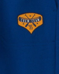 Boys French Terry Joggers - Blue