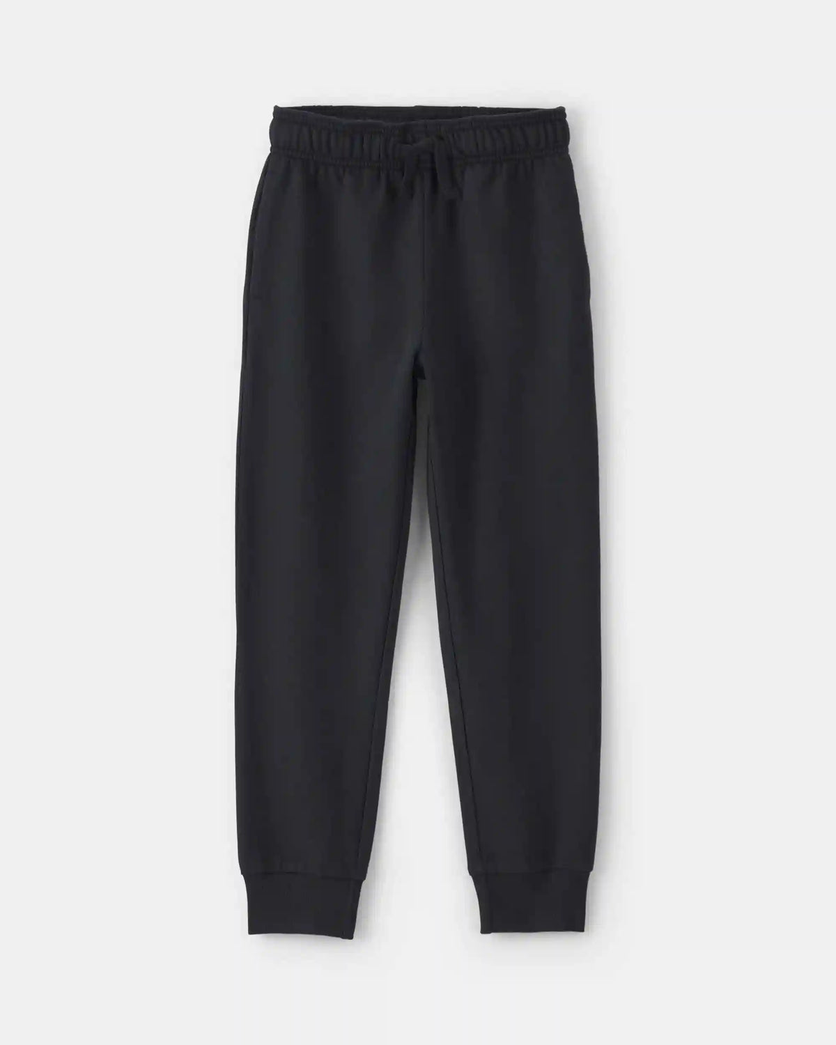 Baby Boy Pull-On Drawstring Joggers - Black