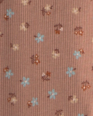 Toddler Girl 2-Piece Floral Fleece Sweatshirt & Pant Set - Brown
