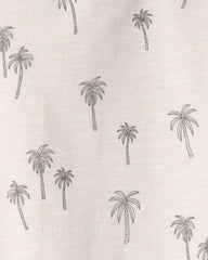 Toddler Boy 2-Pack Organic Cotton T-Shirts in Palm Trees
