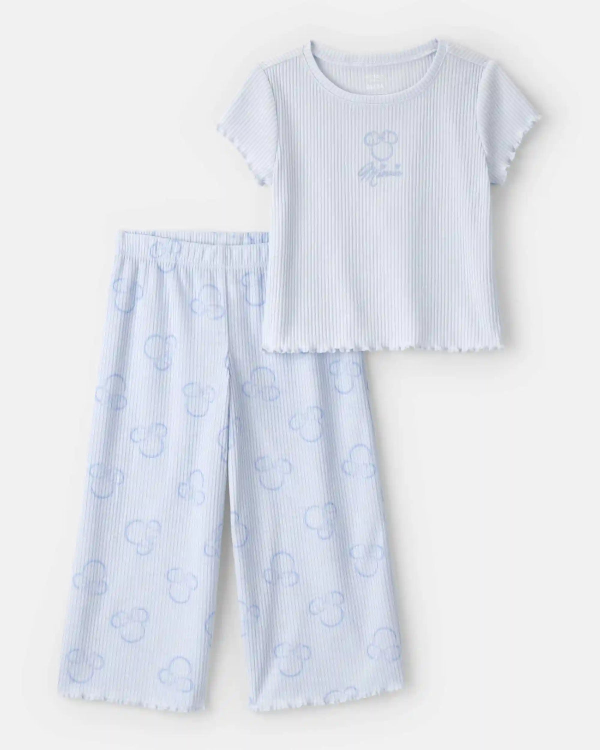 Toddler Girl 2-Piece Disney© Minnie Mouse Short-Sleeve Pajama Set - Blue