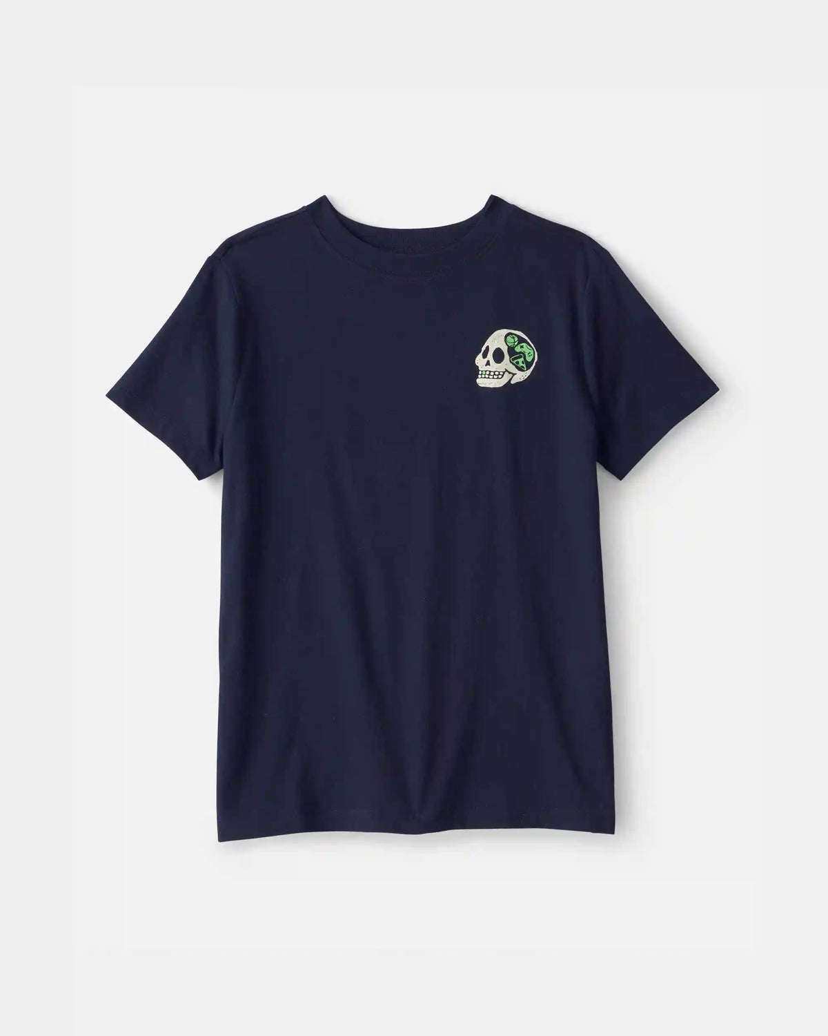 Boys Skull Graphic Tee - Blue