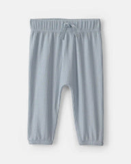 Baby 4-Piece Whale Long-Sleeve Bodysuit & Pant Set - Blue/Ivory