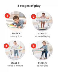 Silver Lining Cloud Baby's View 3-Stage Activity Center