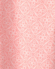 Girls Geometric Pull-On Pants - Pink