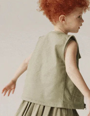 Toddler Girl Avenue Twirl™ Midi Skirt - Olive