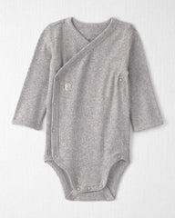 Baby Girl Organic Cotton Rib Bodysuit