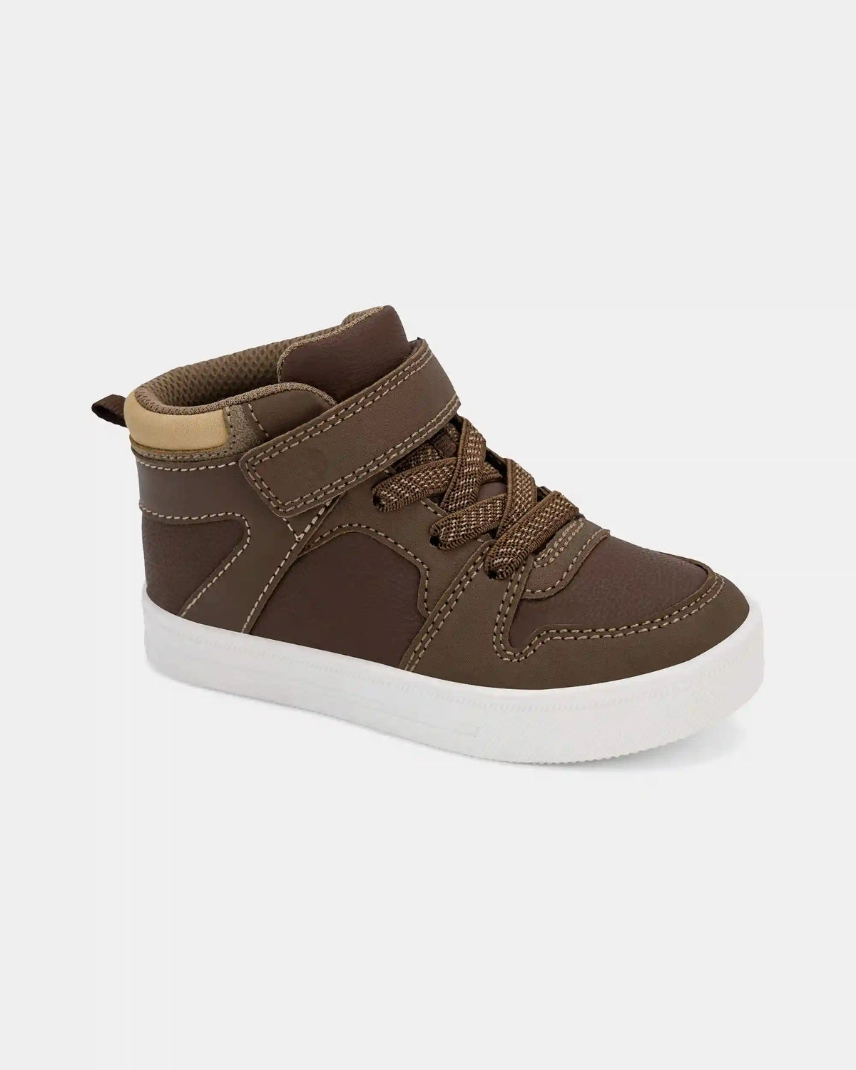 Toddler Boy High Top Sneakers - Brown