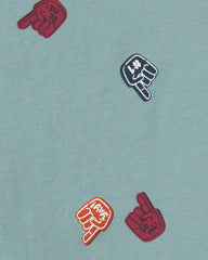 Toddler Boy Foam Finger Tee - Blue