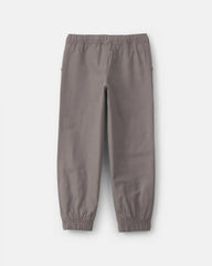 Boys Twill Joggers - Grey