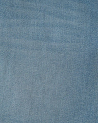 Girls Pleated Denim Skirt - Light Wash