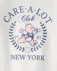 Girls Care Bear Long-Sleeve Top - White