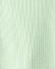 Girls Rib Top - Green